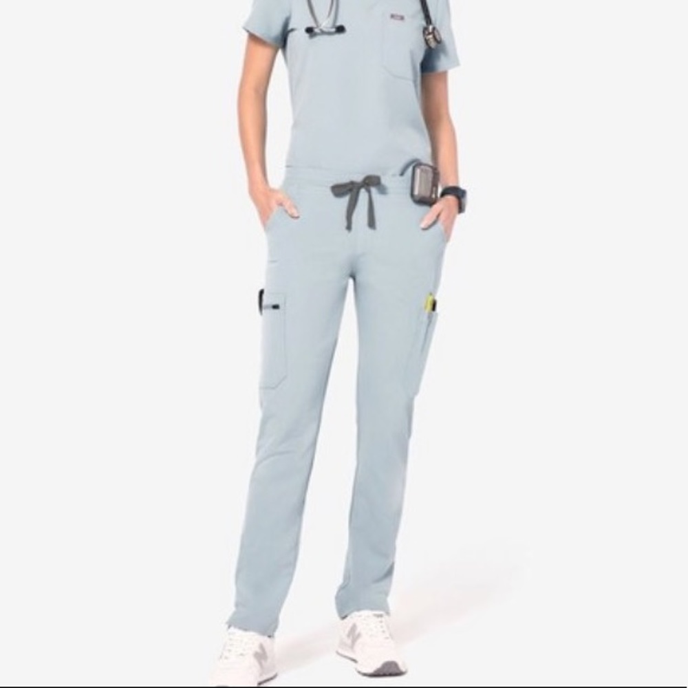 Figs Discontinued Dusty Blue Zamora Joggers